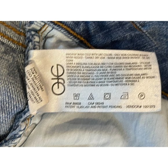 Womens Jeans High Waist Straight Leg Stretch High Rise Cotton Blue Size 10/30 - Picture 10 of 11